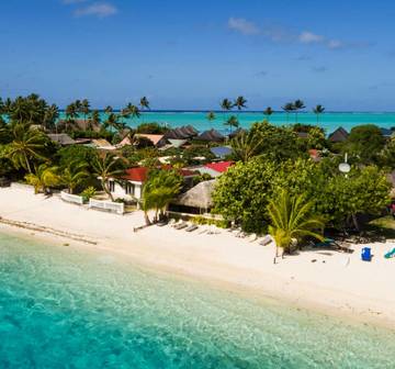 Hôtel pour 3 personnes, avec vue et jardin dans Bora Bora