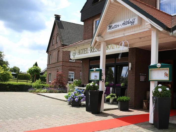 Hotel für 3 Personen, mit Terrasse und Garten in Olfen