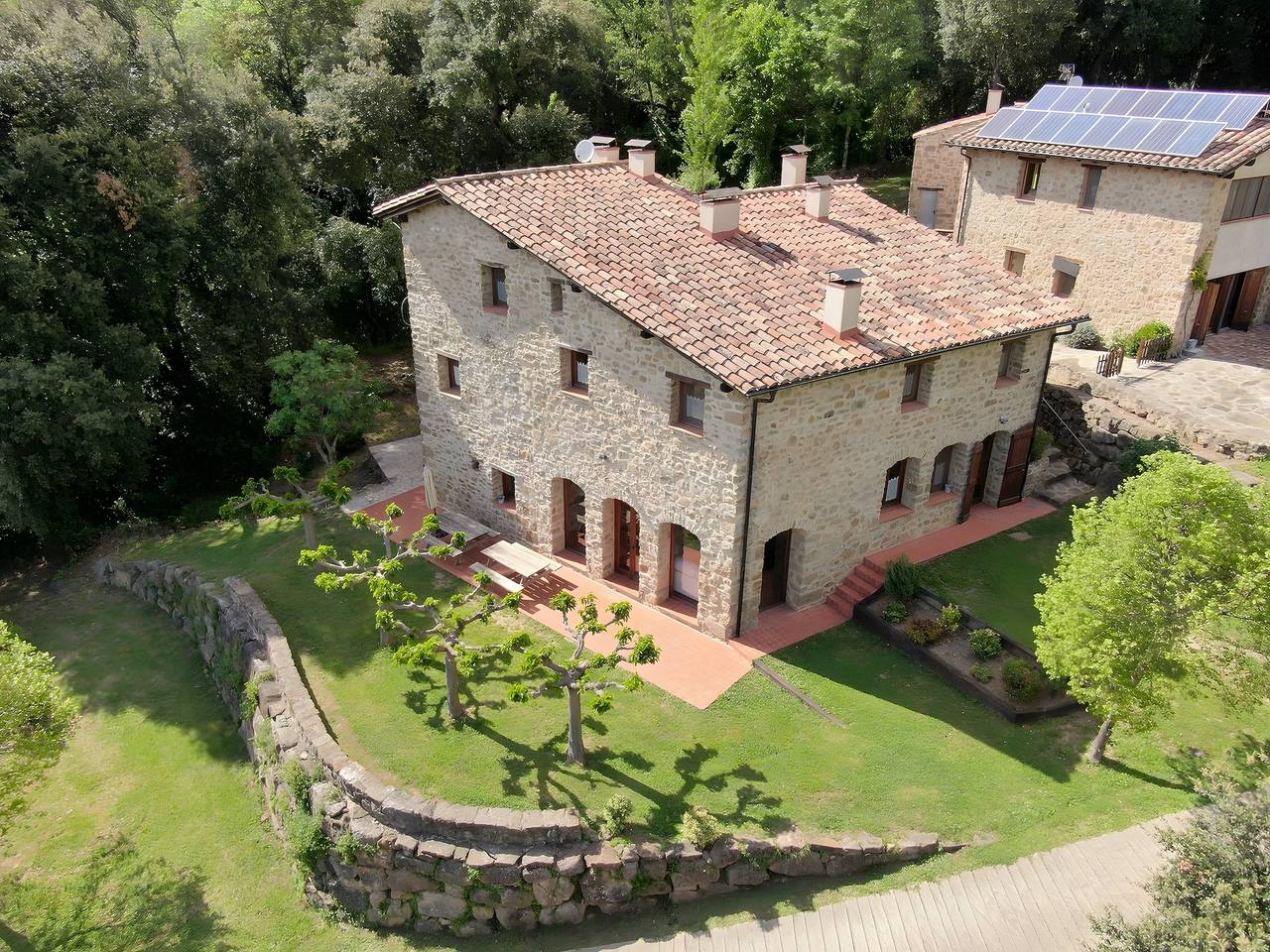 Finca 'La Coma D'en Roca' mit Bergblick, privatem Pool und Wi-Fi in la Vall de Bianya, Garrotxa