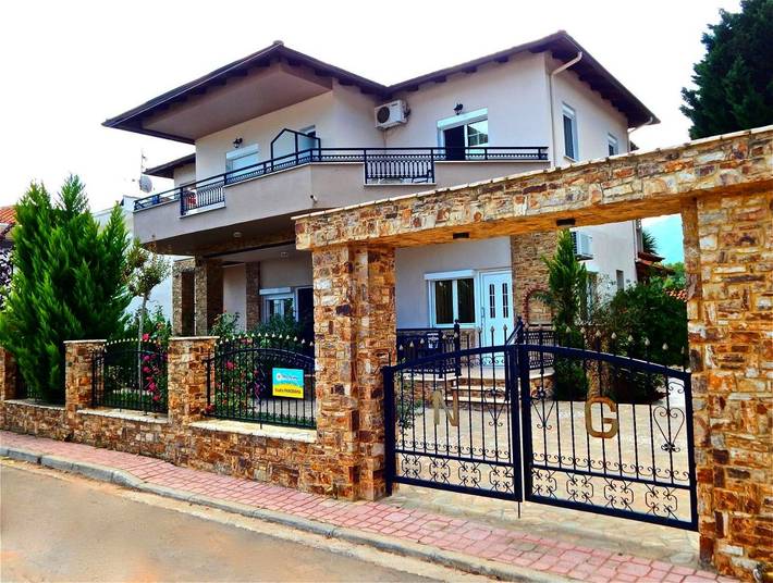 Ferienwohnung für 3 Personen, mit Garten und Ausblick sowie Balkon