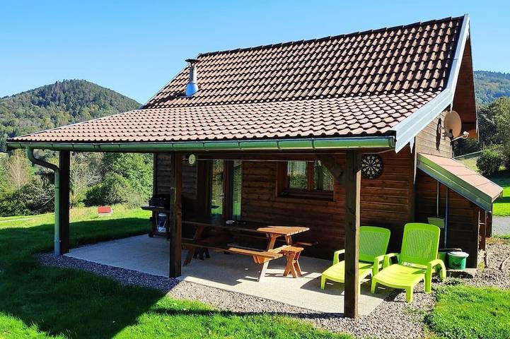 Chalet pour 3 personnes, avec Terrasse et Jardin