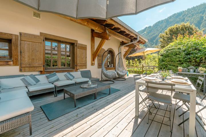 Vakantiewoning voor 7 personen, met Terras en Kinderzwembad in Chamonix
