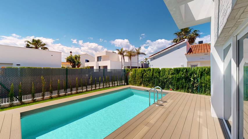 Villa für 6 Personen, mit Terrasse und Garten in Oliva - 2