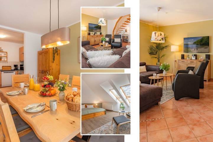 Ferienhaus für 8 Personen, mit Terrasse und Garten sowie Seeblick in Korswandt