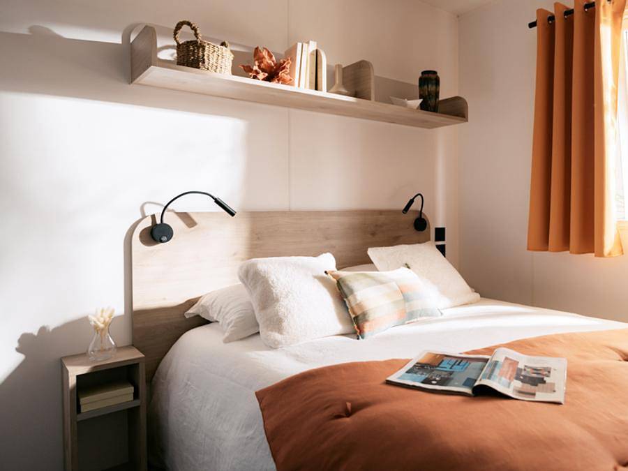 Camping Vert Auxois - Mobile home 2 persons - Charming 1 bedroom lodge - New for 2024 in Pouilly-en-Auxois, Beaune region