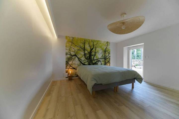 Gîte pour 6 personnes, avec Balcon et Jardin à Saulcet