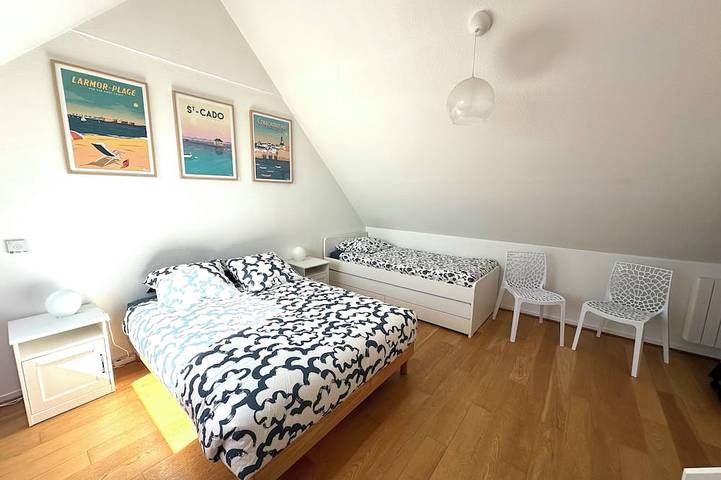 Apartamento entero, Feet in the water, breathtaking 180° sea view! in Port-Louis, Côte des Mégalithes