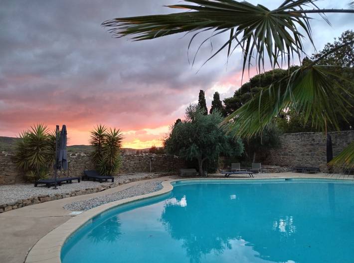 Chambre d’hôte pour 2 personnes, avec piscine et jardin dans l' Aude - 3