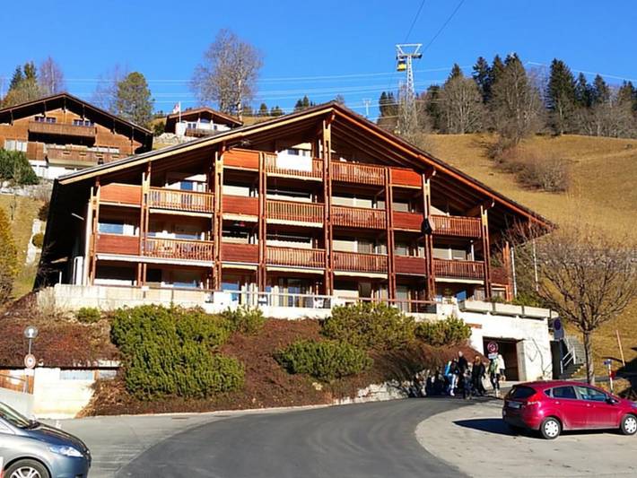 Ferienwohnung für 4 Personen, mit Balkon und Terrasse in Hasliberg