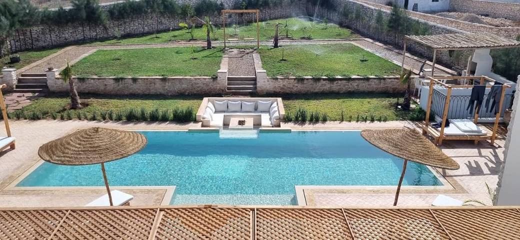 Location de vacances pour 8 personnes, avec piscine ainsi que vue et terrasse, animaux acceptés dans Sidi Kaouki - 4