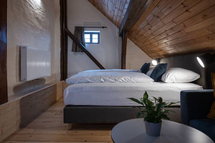 Ferienwohnung für 3 Personen, mit Garten