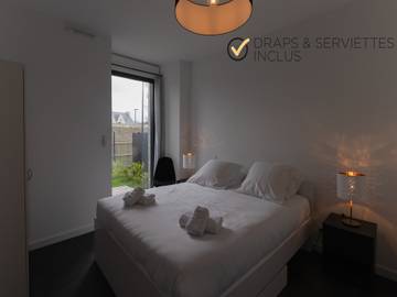 Gîte pour 4 personnes, avec jardin et terrasse à Porspoder