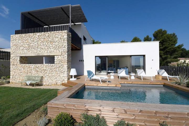 Chalet para 8 personas, con piscina y jardín además de sauna y vistas - 1