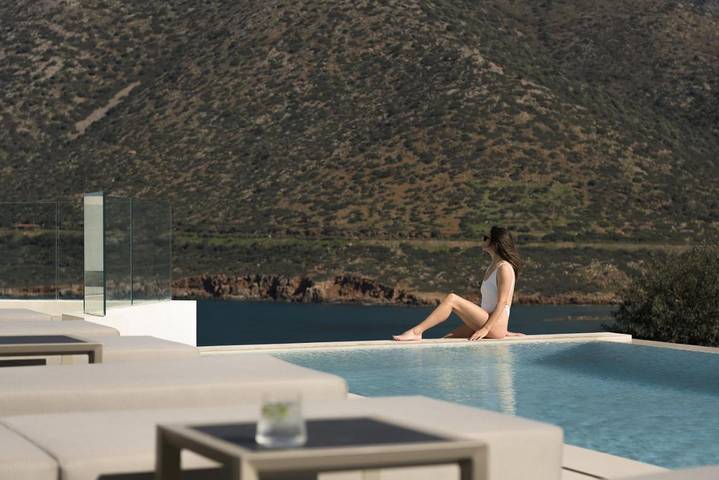 Villa pour 15 personnes, avec jardin et piscine ainsi que vue et sauna à Bali (Crète) - 2