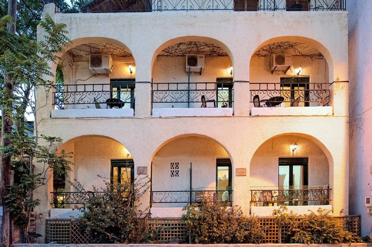 Geheel appartement, Vakantieappartement voor 3 personen met uitzicht op zee in Limenas Chersonisou, Iraklio-Heraklion en omgeving