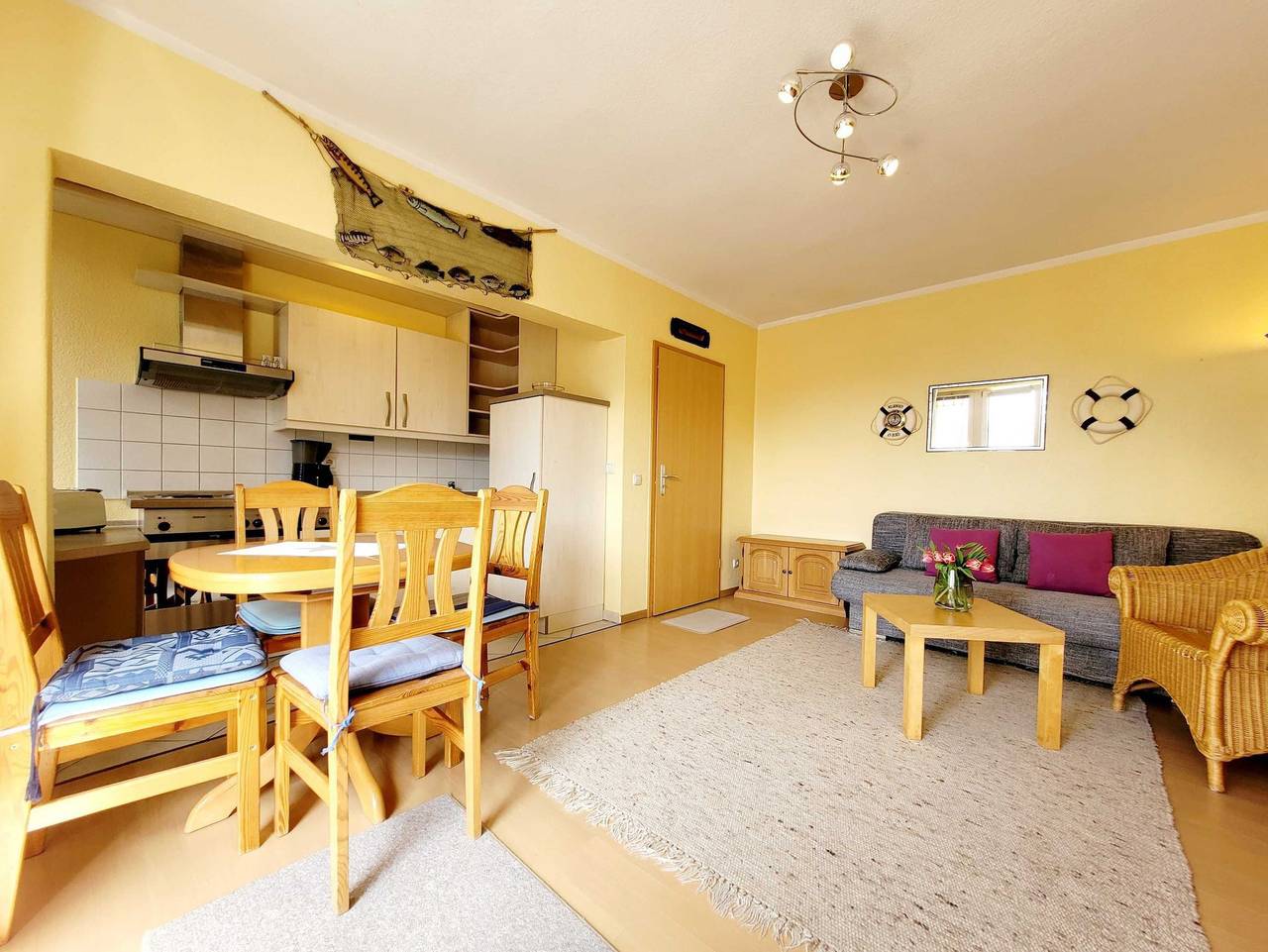 Meerglück im Dünengarten mit Balkon & Meerblick Ofc 20 - 2-Raum-Fewo (2 Pers.+ 1 Kind) mit Balkon & Meerblick in Ostseebad Kühlungsborn, Kühlungsborn