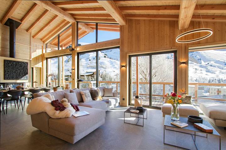 Chalet für 14 Personen, mit Balkon und Sauna, mit Haustier