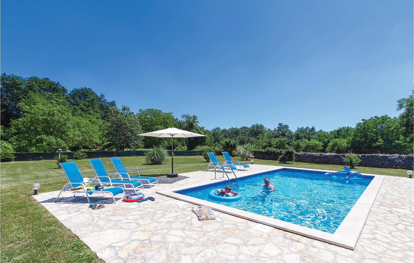 Ferienhaus für 5 Personen mit Terrasse in Žminj, Zentralistrien