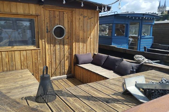 Péniche pour 2 personnes, avec Terrasse à Angers