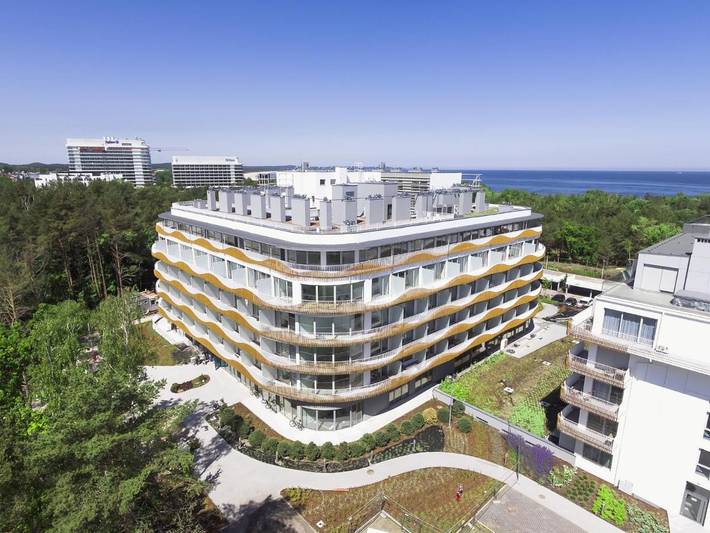 Ośrodek wypoczynkowy dla 4 osób, z Balkon i Jacuzzi oraz Taras i Sauna w Świnoujście