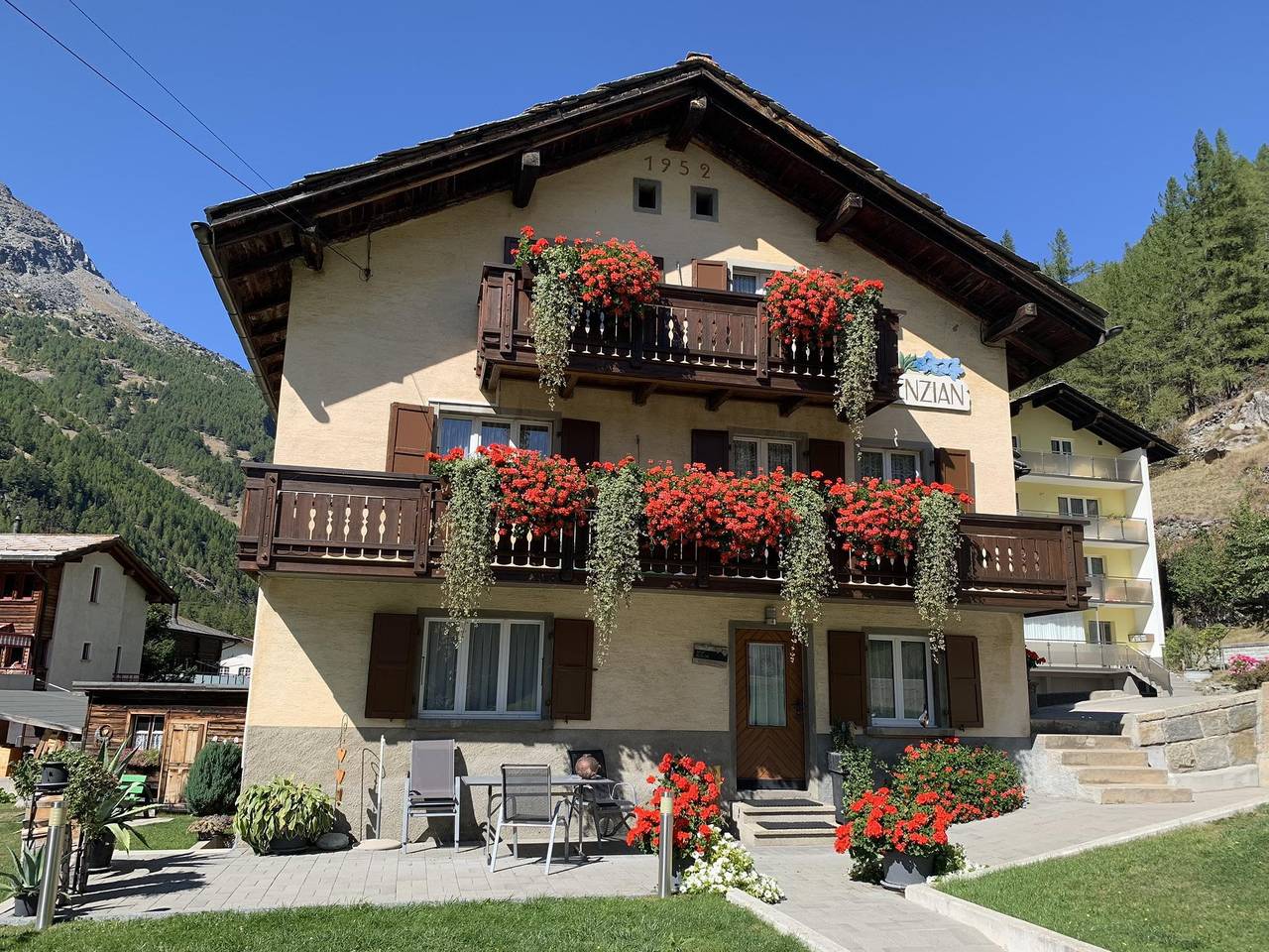 Ganze Ferienwohnung, 5-Bettwohnung in Saas-Balen, Walliser Alpen