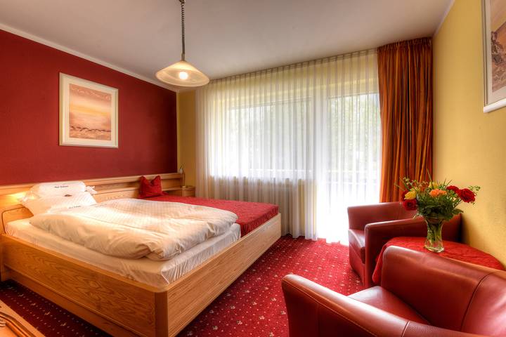 Hotel Katharina Garni - Einzelzimmer mit Dusche und Wc in Tubinga, Neckar-Alb