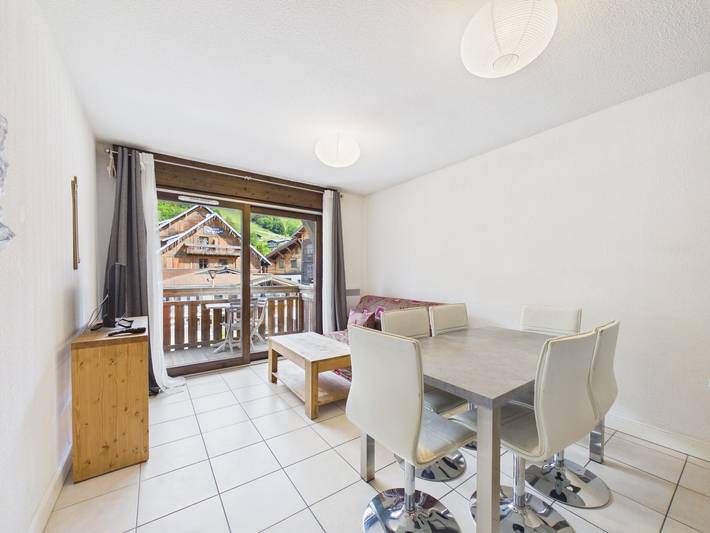Ganze Wohnung, Les Gets - Appartement central avec balcon, proche remontées mécaniques, 4/6 pers, animaux acceptés in Les Gets, Les Portes du Soleil