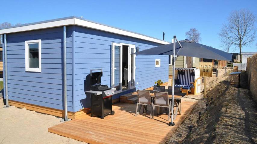 Ferienhaus für 4 Personen, mit Terrasse und Garten sowie Ausblick