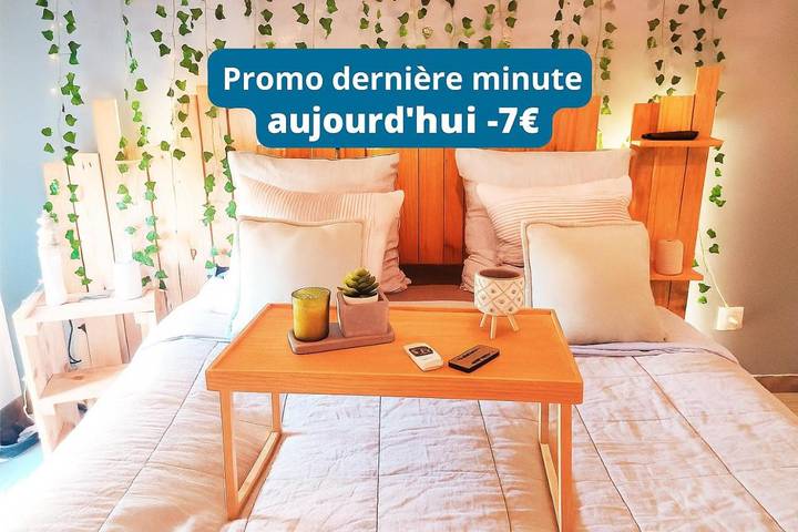 Cottage pour 3 personnes, avec vue et jardin dans Quérénaing