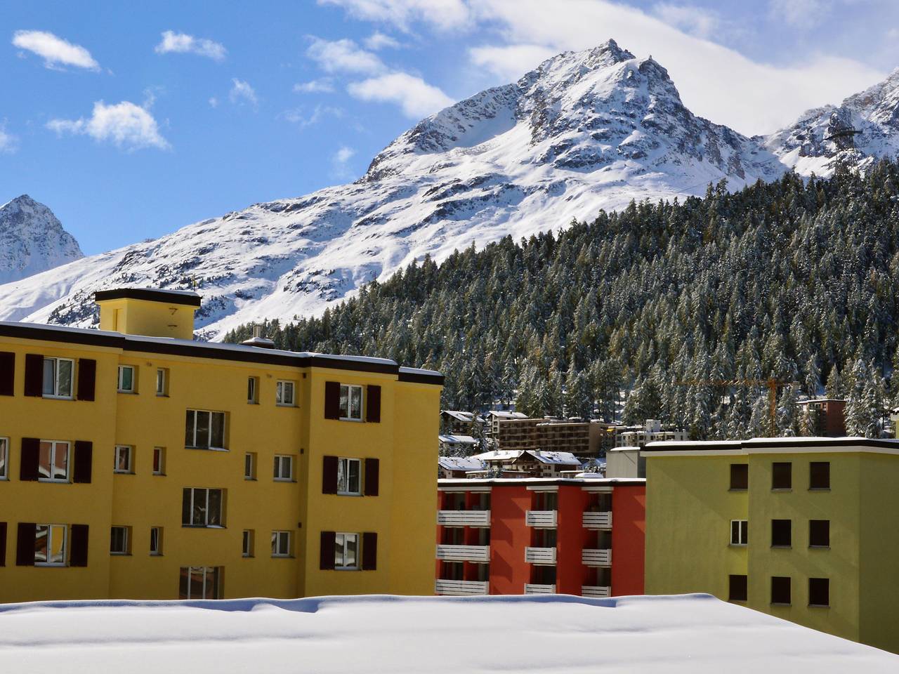 Ganze Wohnung, Chesa Fleury in St. Moritz, Bernina-Alpen