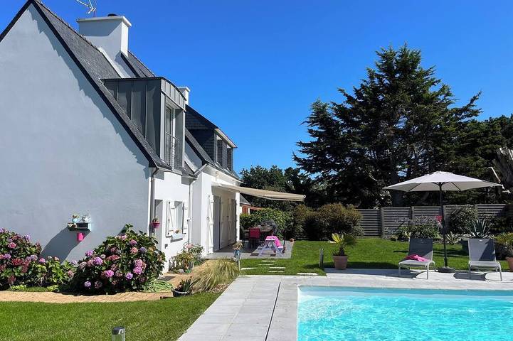 Location de vacances pour 8 personnes, avec jardin et jacuzzi dans Le Cabellou