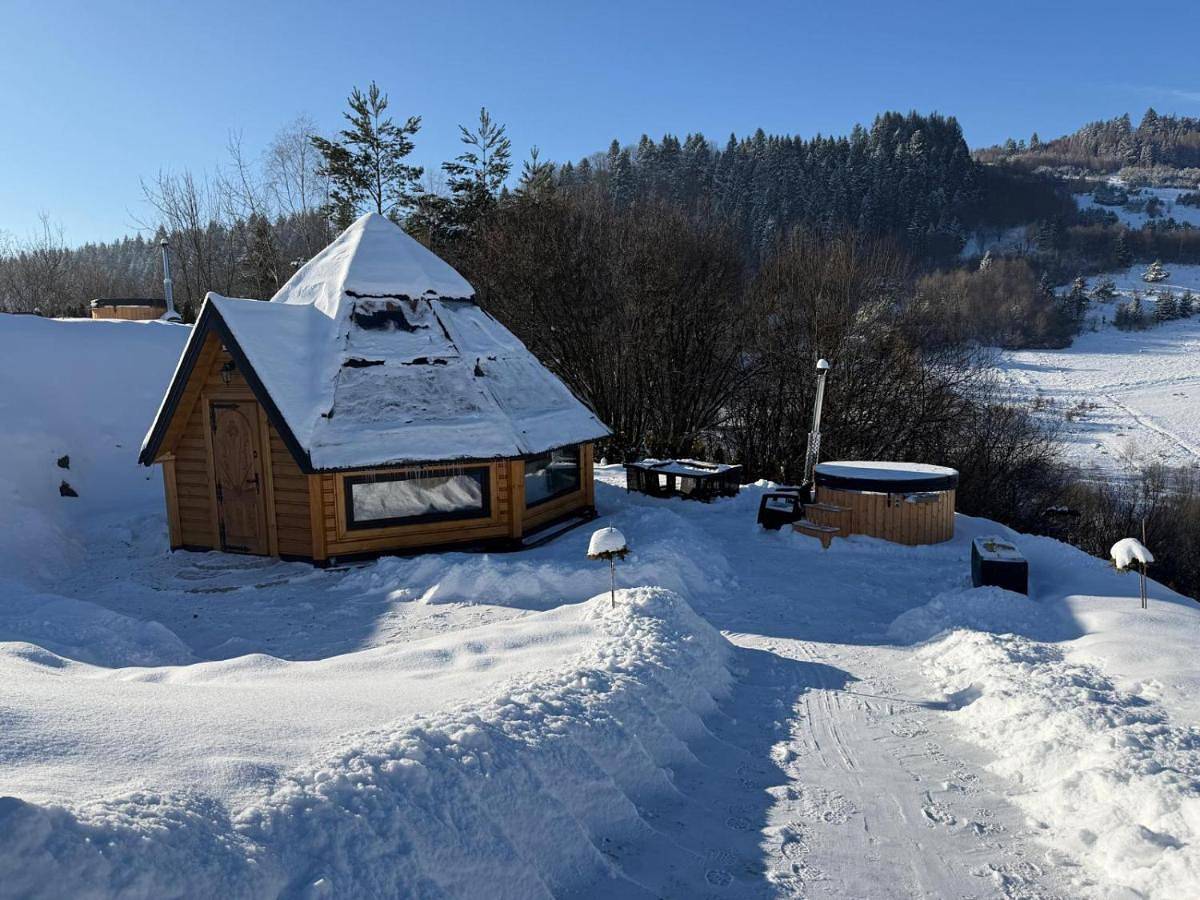 Sferyczny Azyl in Muszyna, Karpaty (Polska)
