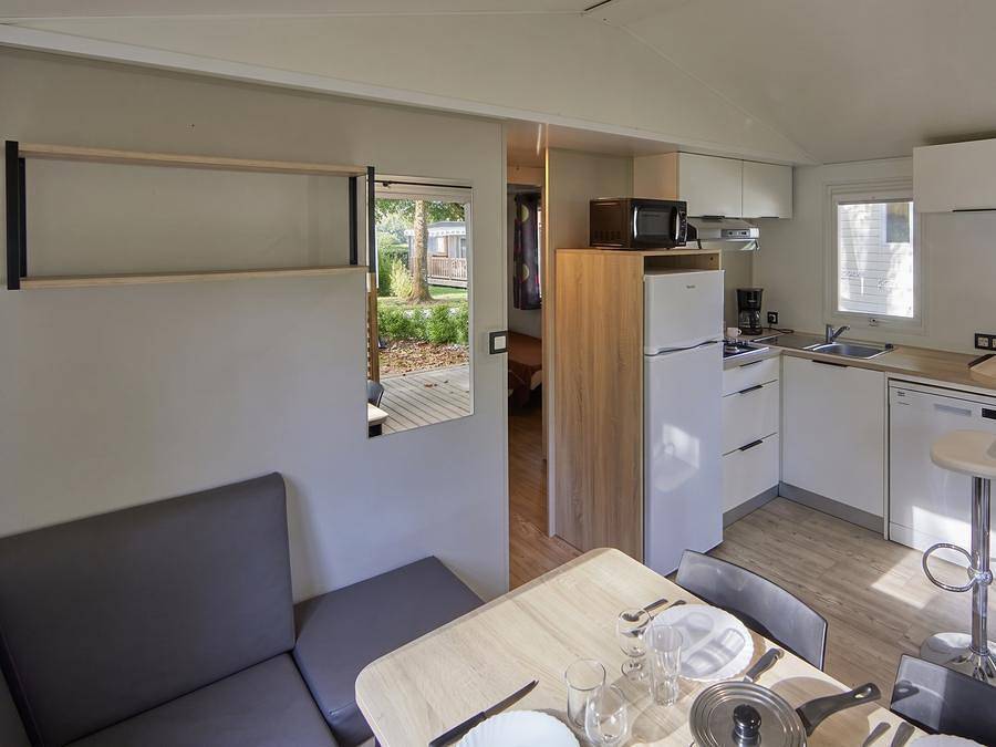 Camping Les Jardins du Morbihan - Mobilhome 4 personas - Confort Plus - Tv - Lv in Monterblanc, Parque natural regional del Golfo de Morbihan