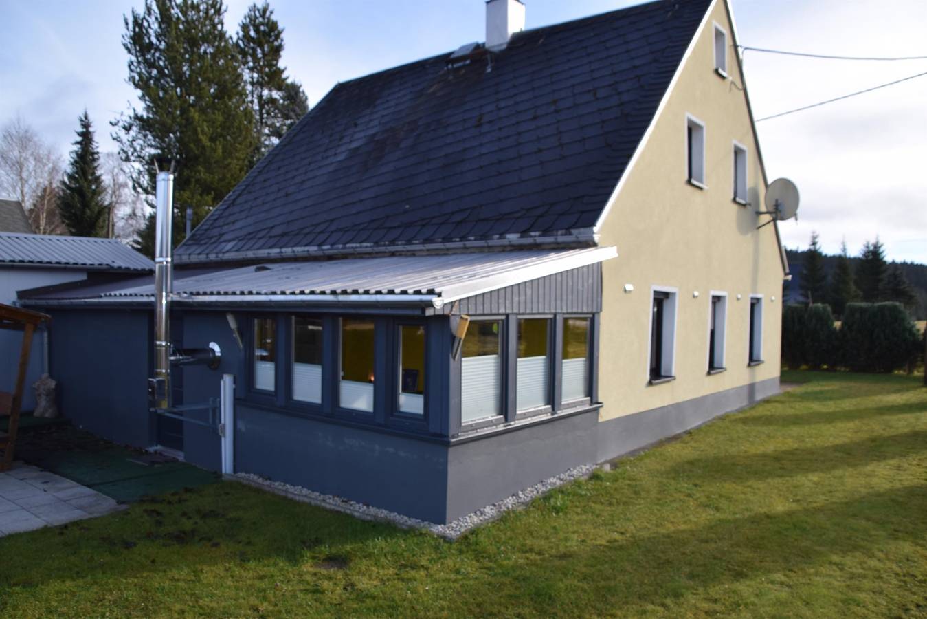 Ganze Ferienwohnung, Ferienhaus, Dusche, Wc, 2 Schlafräume in Marienberg, Erzgebirge