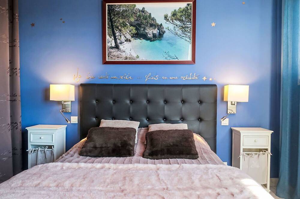 Estupenda casa de vacaciones privada con Wifi, Tv, terraza, mascotas permitida y aparcamiento in Telgruc-sur-Mer, Iroise
