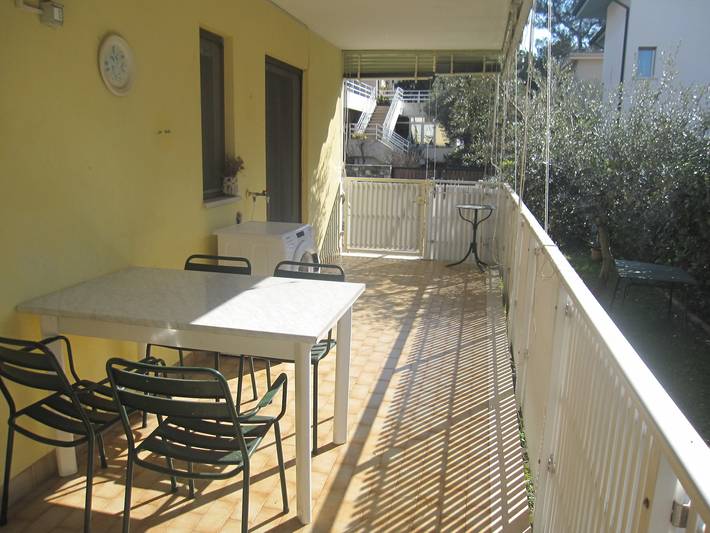 Ferienwohnung für 4 Personen, mit Balkon/Terrasse und Garten in Grado Pineta