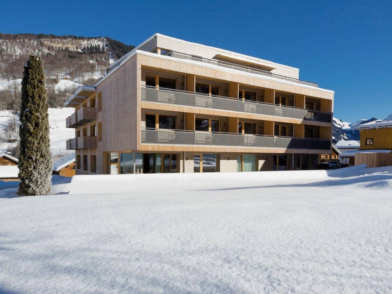 Aparthotel Hubertus Mellau - Apartment 10 mit Balkon in Mellau, Bregenzerwald