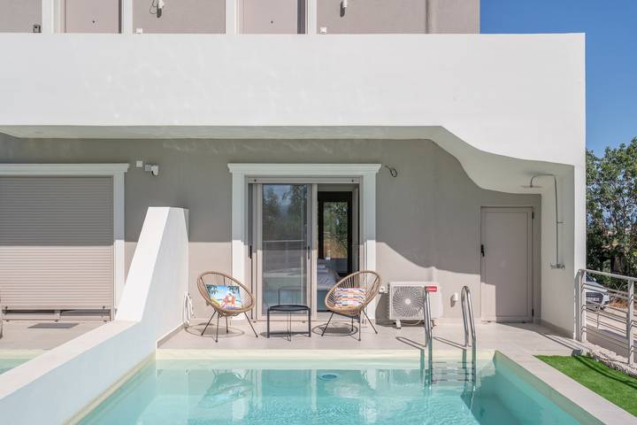 Gîte pour 4 personnes, avec Balcon à Leucade - 3