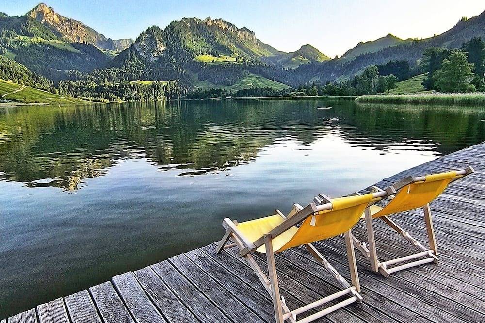 Ganze Wohnung, Ferienwohnung Kassler - nur 300m vom Schwarzsee - beste Lage Und bestes Internet in Zollhaus FR, Plaffeien