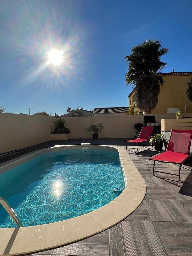 Maison de vacances pour 6 personnes, avec piscine et jardin