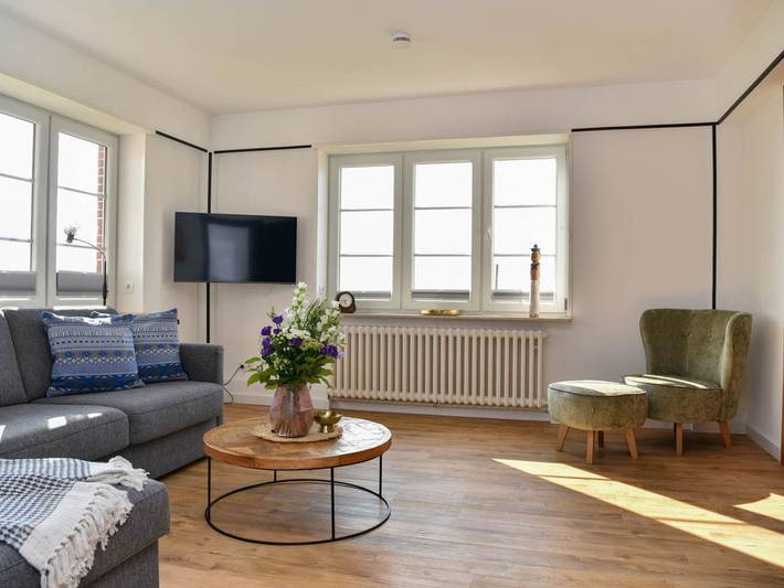 Ferienwohnung für 4 Personen, mit Garten und Terrasse sowie Seeblick, mit Haustier auf den Halligen - 2