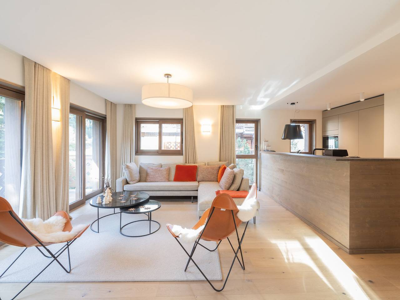 Appartement De Vacances pour 6 Personnes dans Courchevel 1300 (Le Praz), Courchevel