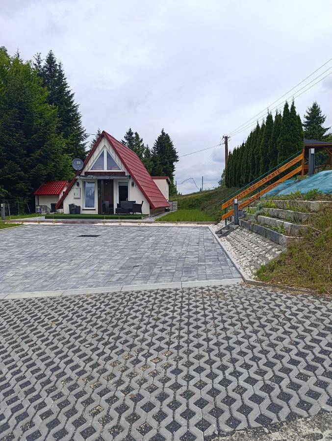 Domek letniskowy dla 4 osób, z widok i basen oraz ogród, zwierzęta dozwolone w Zawoja