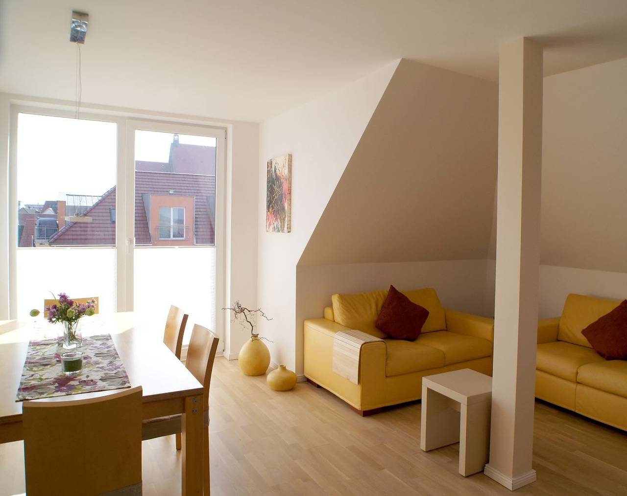 Ganze Wohnung, Darßblick, Penthouse-Wohnung für 4 Personen mit Meerblick in Barth und Fahrstuhl in Barth, Vorpommern