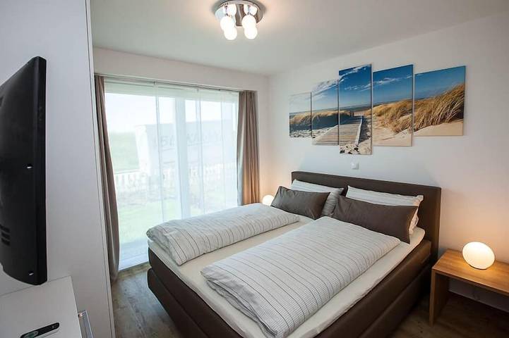 Ferienwohnung für 5 Personen, mit Sauna und Terrasse sowie Garten und Whirlpool auf Juist