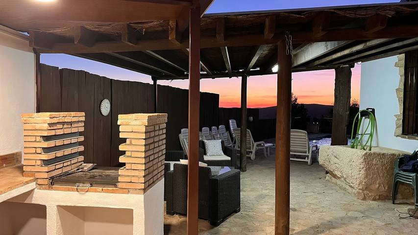 Casa rural 'Cortijo Borreguero' con vistas a la montaña, piscina privada y Wi-Fi in Villanueva del Trabuco, Provincia de Málaga