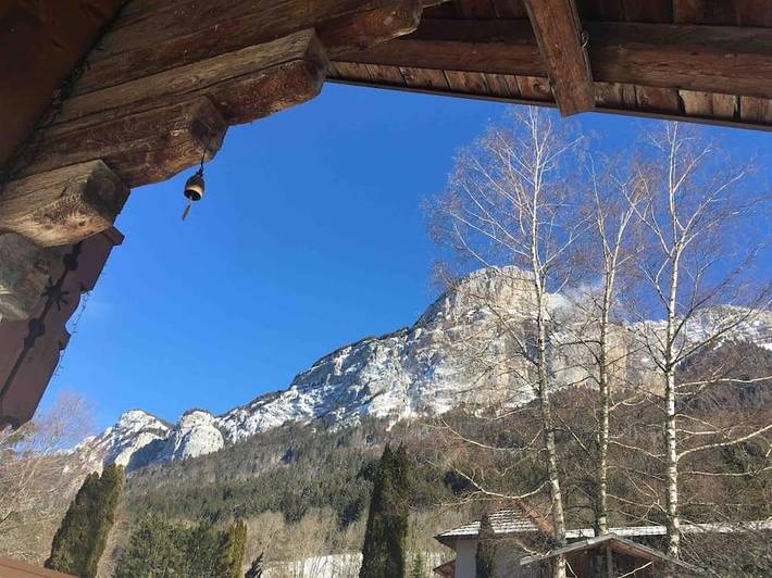 Gîte pour 2 personnes, avec jardin ainsi que terrasse et vue, animaux acceptés à Le Petit-Bornand-les-Glières - 4