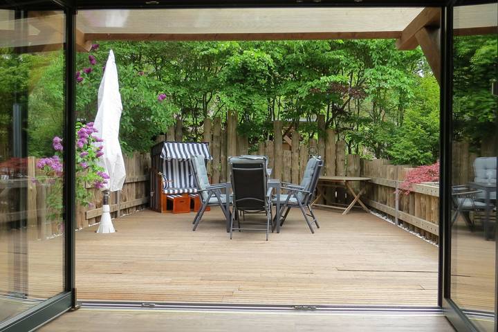 Ferienhaus für 6 Personen, mit Terrasse und Garten