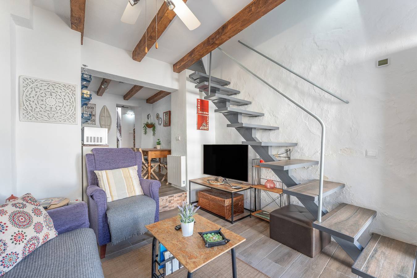 Casa Don Diego : Vue sur la montagne, Wi-Fi et climatisation in Ardales, Province de Málaga