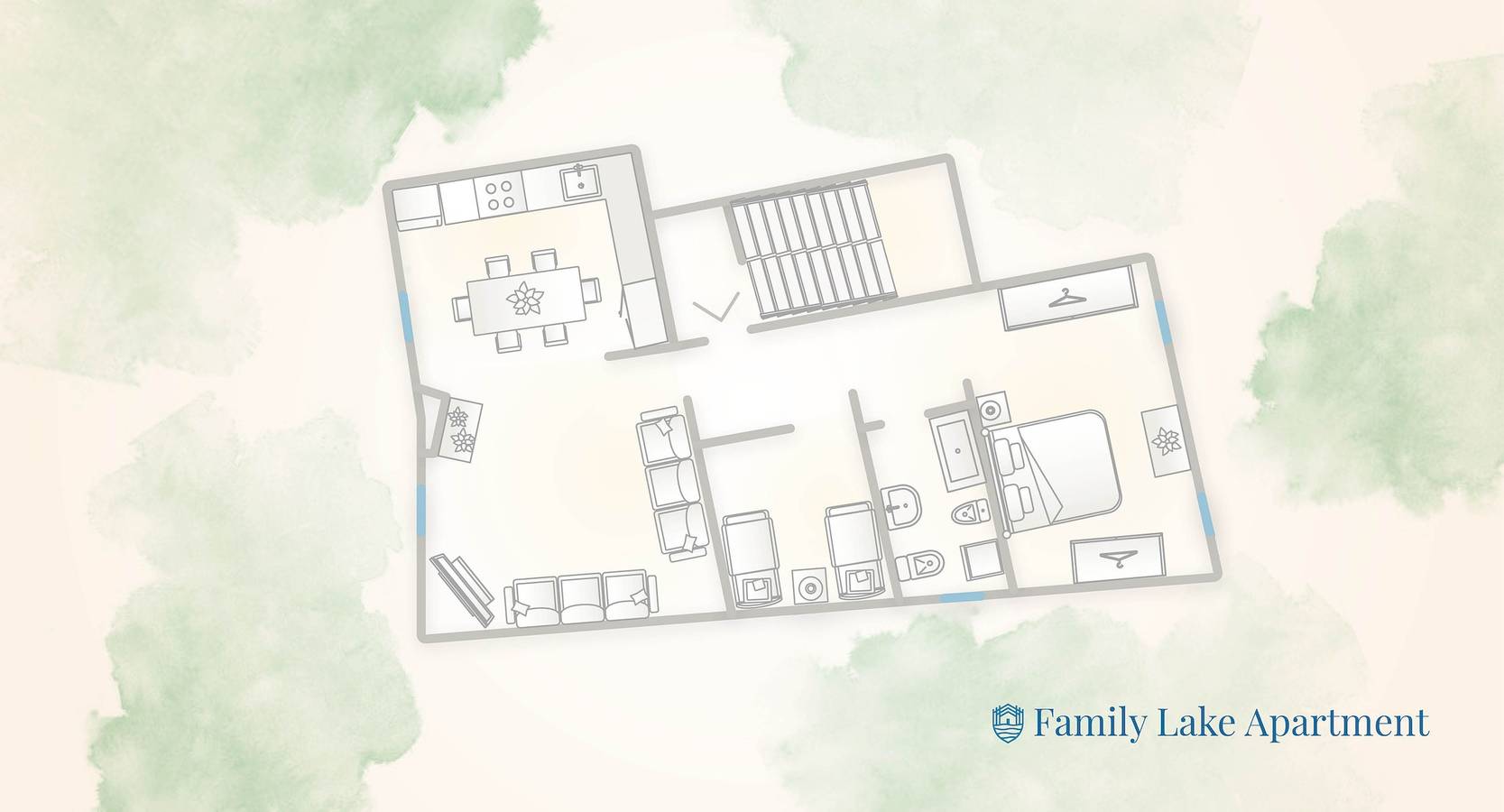 Ganze Wohnung, Family Lake Apartment in Azzano, Gemeinde Tremezzina